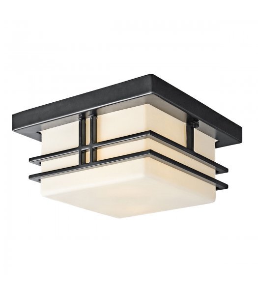 Kichler  49206BK  Tremillo Outdoor Ceiling Light 